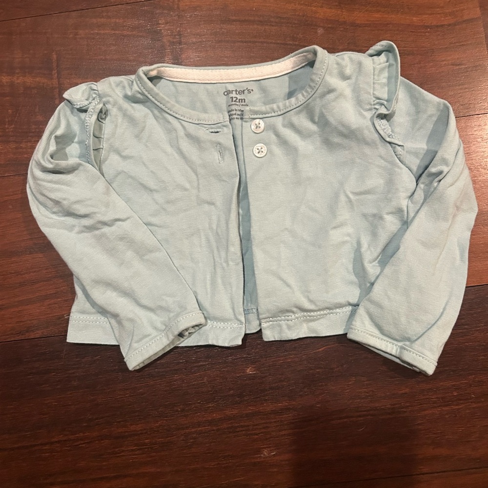 Set of 7 Pieces for Girls 12 months Carter’s Like New - Picture 5 of 9